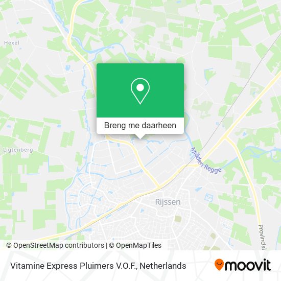Vitamine Express Pluimers V.O.F. kaart