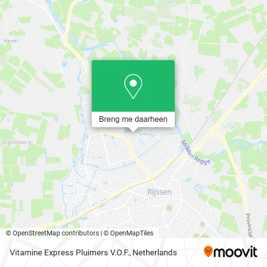 Vitamine Express Pluimers V.O.F. kaart