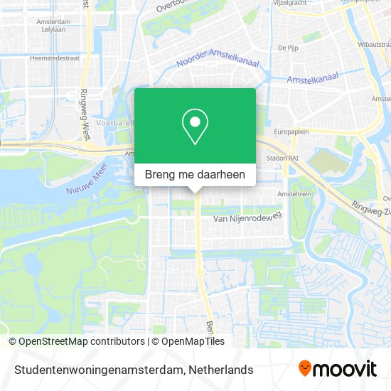 Studentenwoningenamsterdam kaart