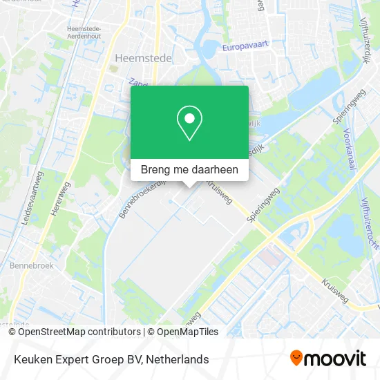 Keuken Expert Groep BV kaart