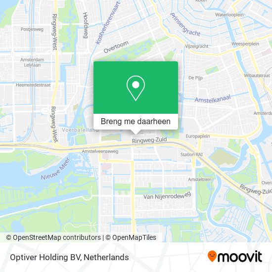 Optiver Holding BV kaart