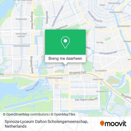 Spinoza-Lyceum Dalton Scholengemeenschap kaart