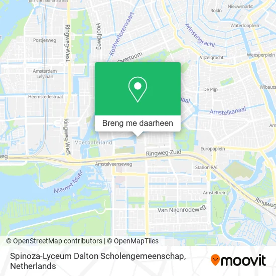 Spinoza-Lyceum Dalton Scholengemeenschap kaart