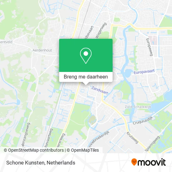 Schone Kunsten kaart