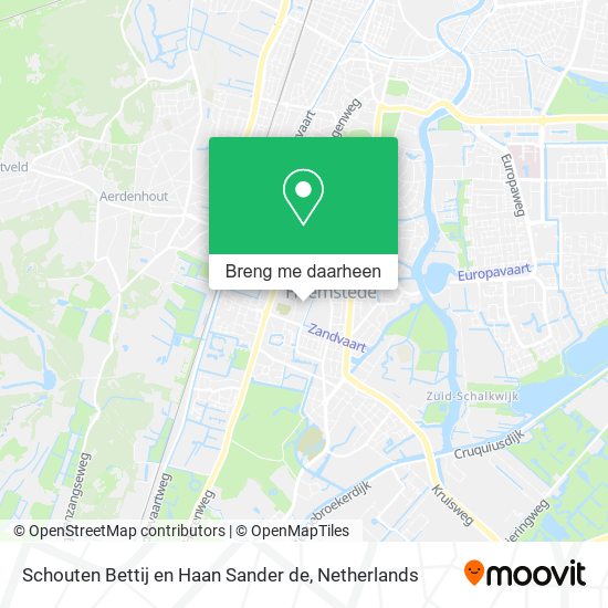 Schouten Bettij en Haan Sander de kaart