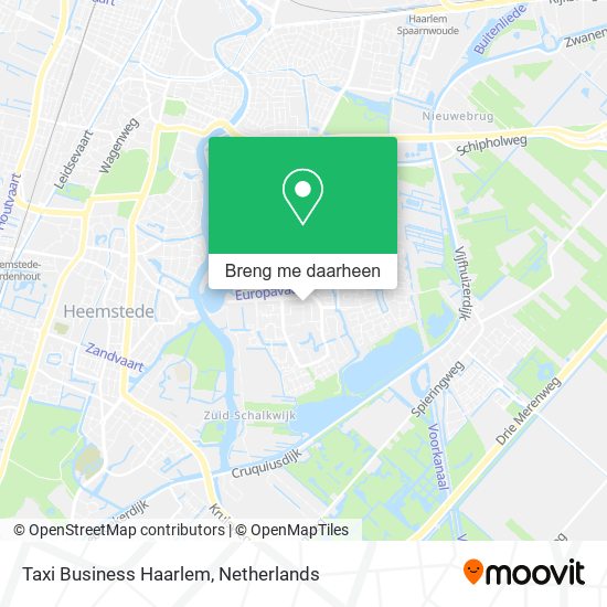 Taxi Business Haarlem kaart