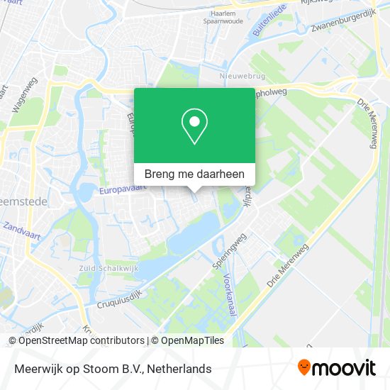 Meerwijk op Stoom B.V. kaart
