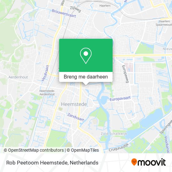 Rob Peetoom Heemstede kaart