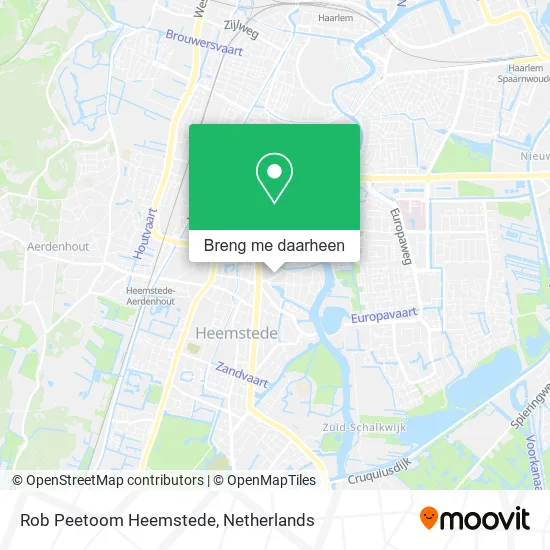Rob Peetoom Heemstede kaart