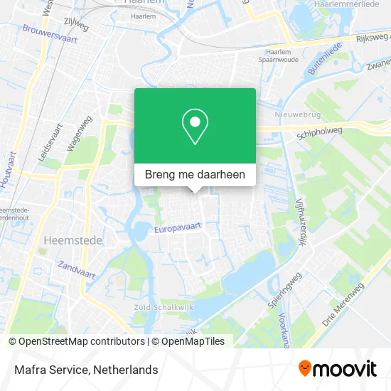 Mafra Service kaart