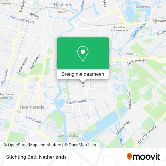 Stichting Bett kaart