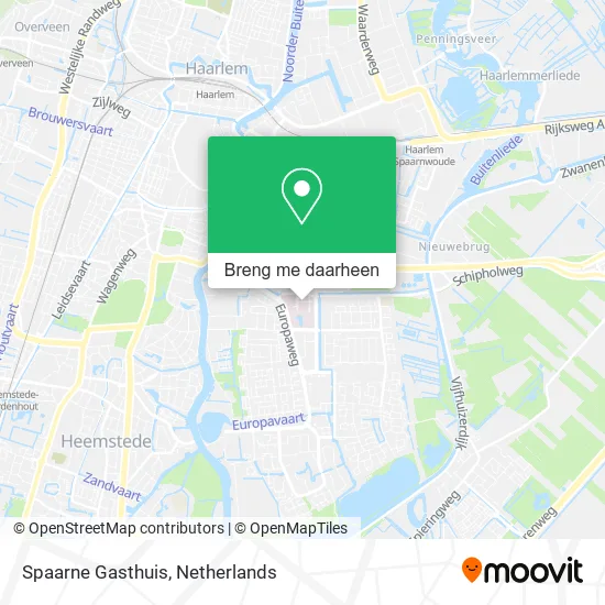 Spaarne Gasthuis kaart