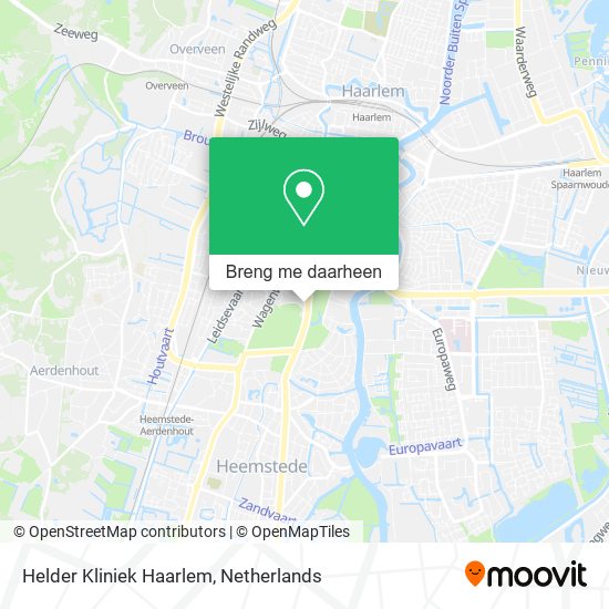 Helder Kliniek Haarlem kaart