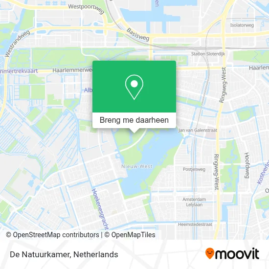 De Natuurkamer kaart