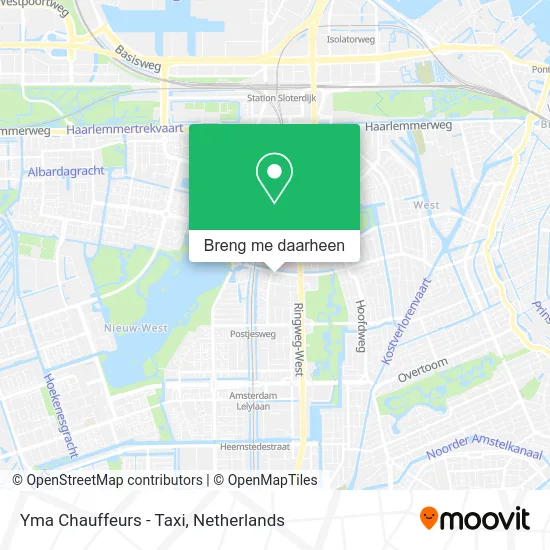 Yma Chauffeurs - Taxi kaart