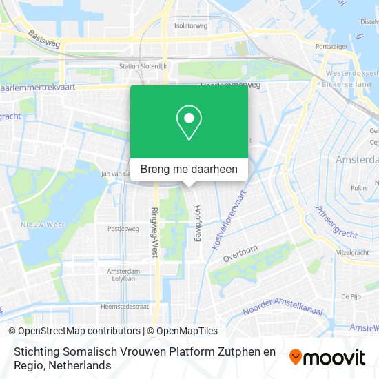 Stichting Somalisch Vrouwen Platform Zutphen en Regio kaart