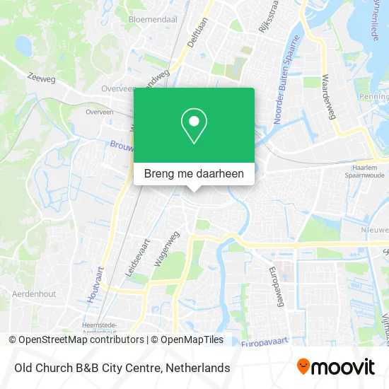 Old Church B&B City Centre kaart