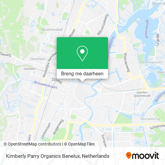 Kimberly Parry Organics Benelux kaart