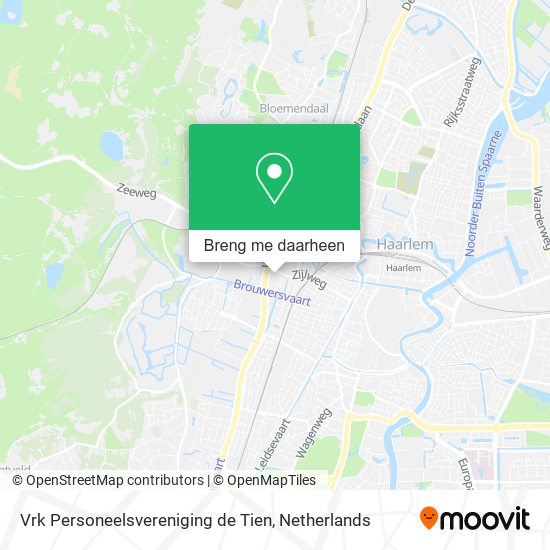 Vrk Personeelsvereniging de Tien kaart