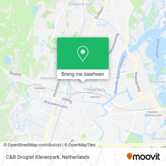 C&B Drogist Kleverpark kaart