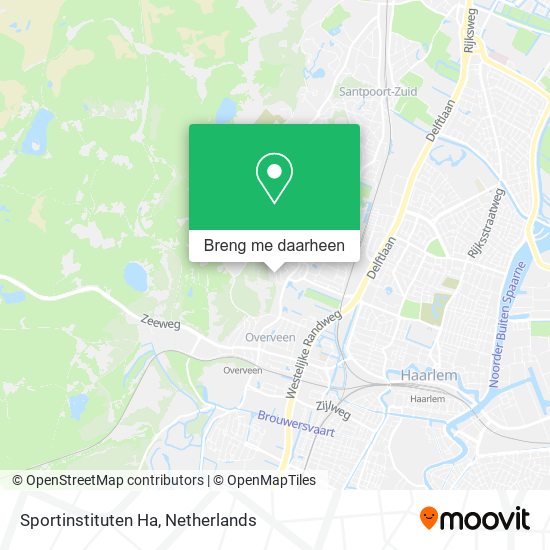 Sportinstituten Ha kaart