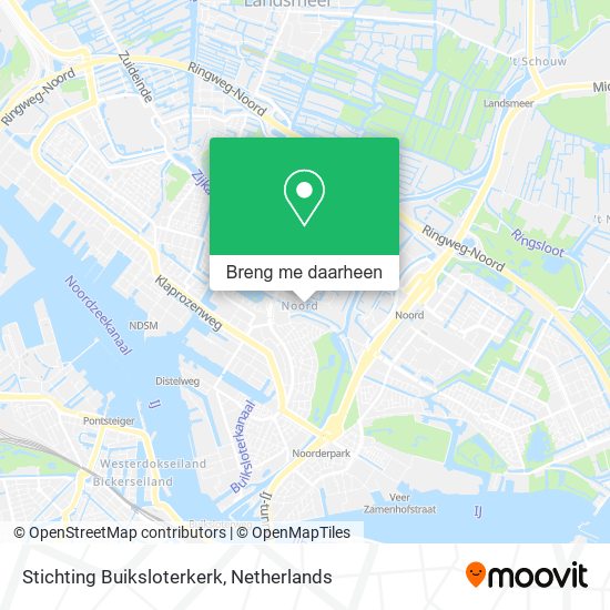 Stichting Buiksloterkerk kaart
