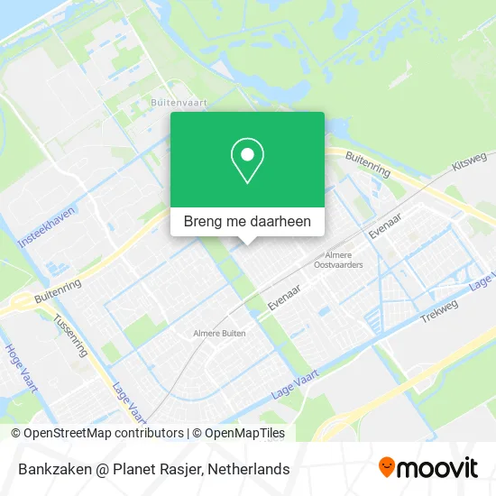 Bankzaken @ Planet Rasjer kaart