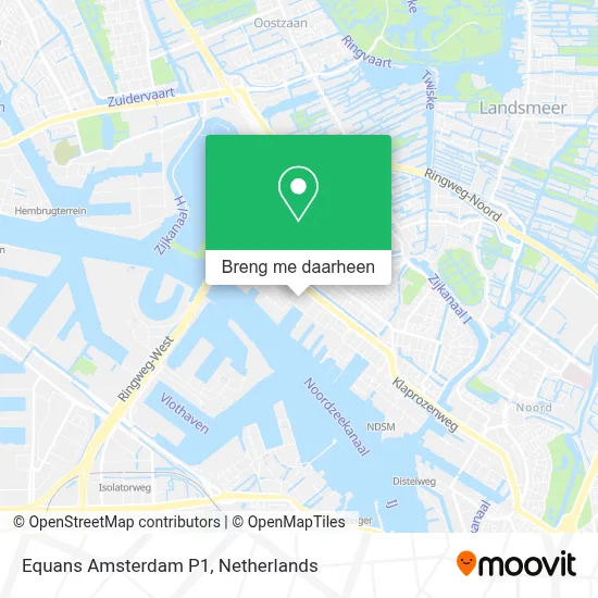 Equans Amsterdam P1 kaart