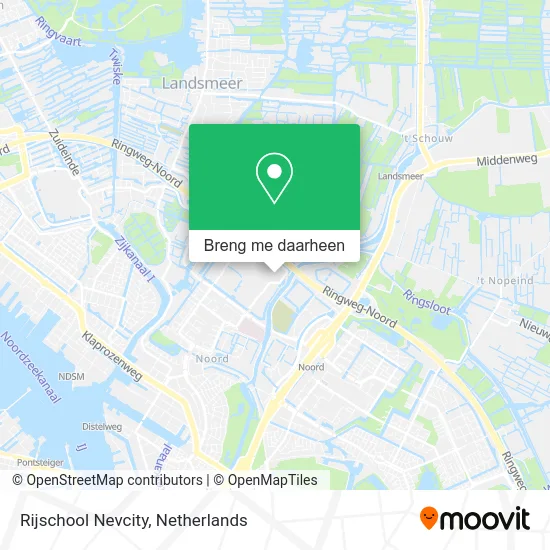 Rijschool Nevcity kaart