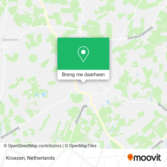 Kroezen kaart