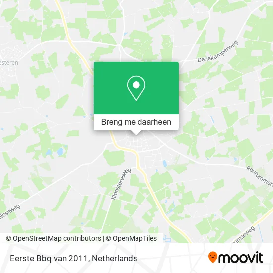 Eerste Bbq van 2011 kaart