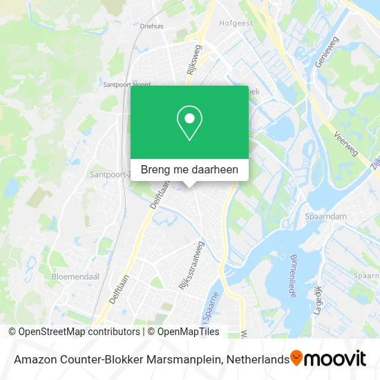Amazon Counter-Blokker Marsmanplein kaart