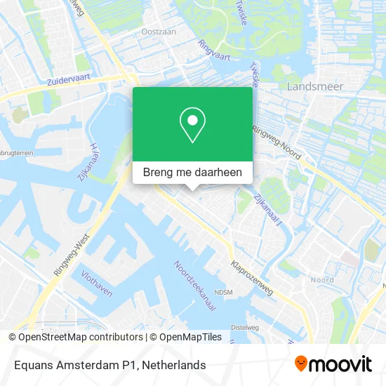 Equans Amsterdam P1 kaart