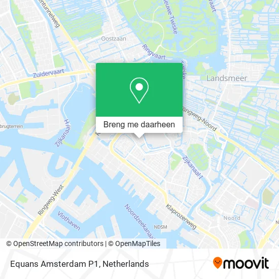 Equans Amsterdam P1 kaart