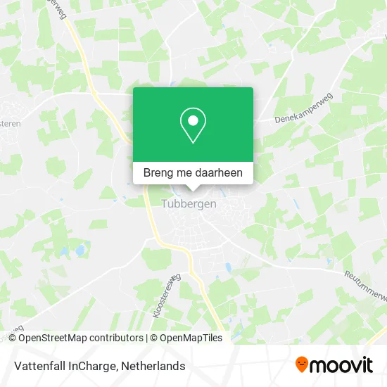 Vattenfall InCharge kaart