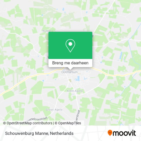 Schouwenburg Manne kaart