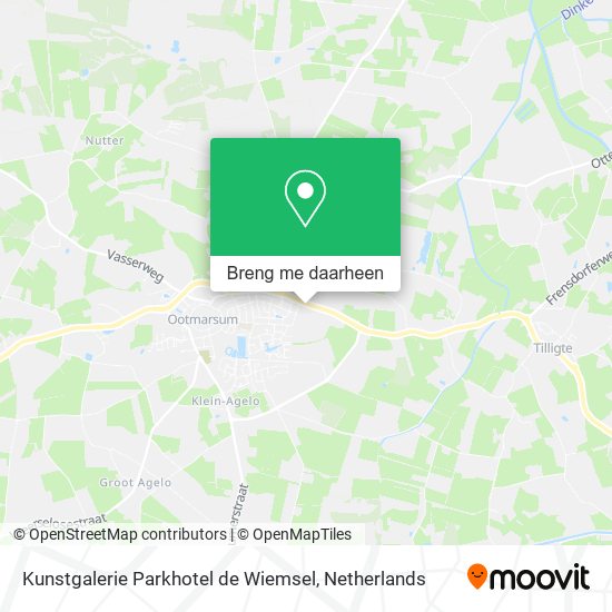 Kunstgalerie Parkhotel de Wiemsel kaart
