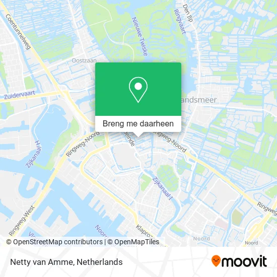 Netty van Amme kaart