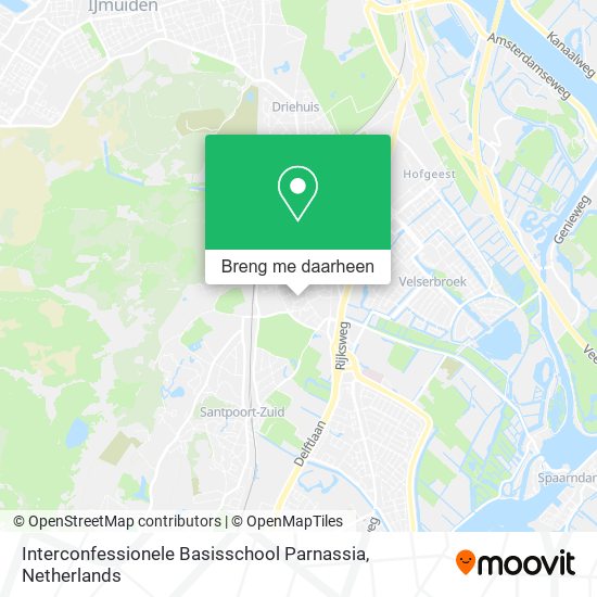 Interconfessionele Basisschool Parnassia kaart