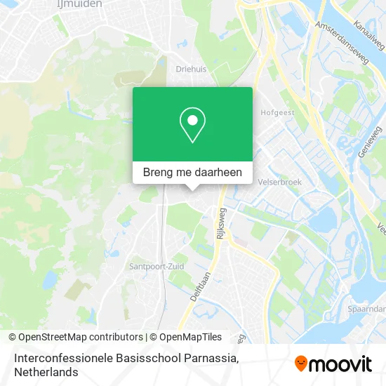 Interconfessionele Basisschool Parnassia kaart