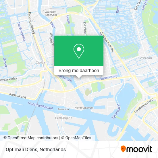 Optimali Diens kaart