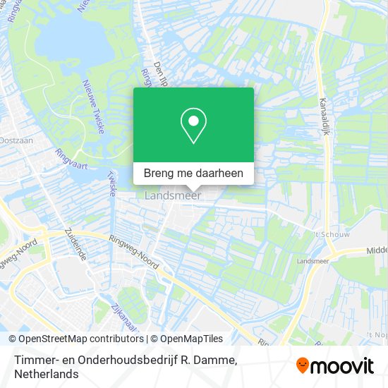 Timmer- en Onderhoudsbedrijf R. Damme kaart