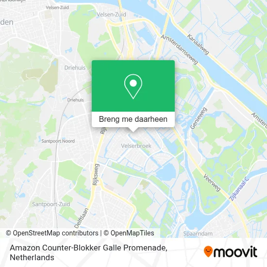 Amazon Counter-Blokker Galle Promenade kaart