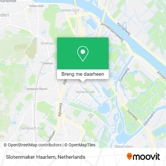 Slotenmaker Haarlem kaart