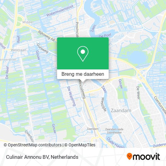 Culinair Annonu BV kaart