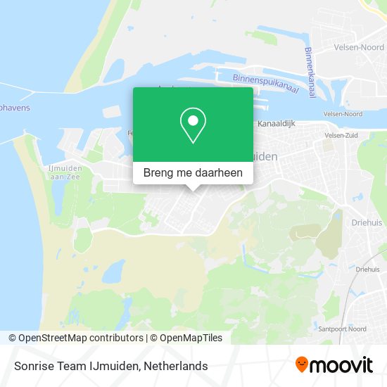 Sonrise Team IJmuiden kaart