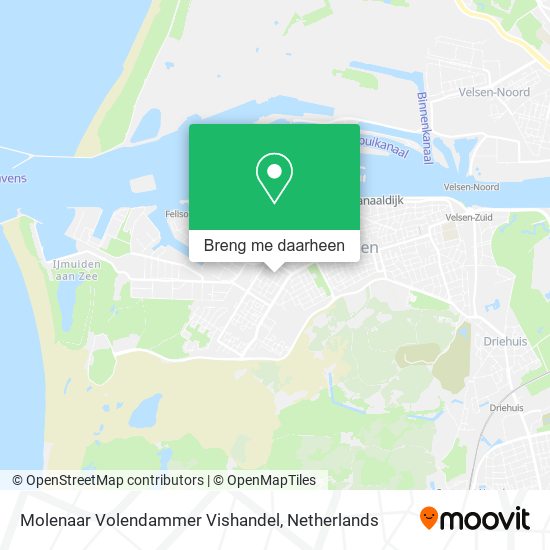 Molenaar Volendammer Vishandel kaart