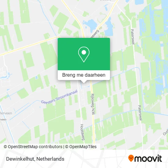 Dewinkelhut kaart