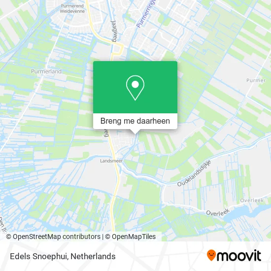 Edels Snoephui kaart