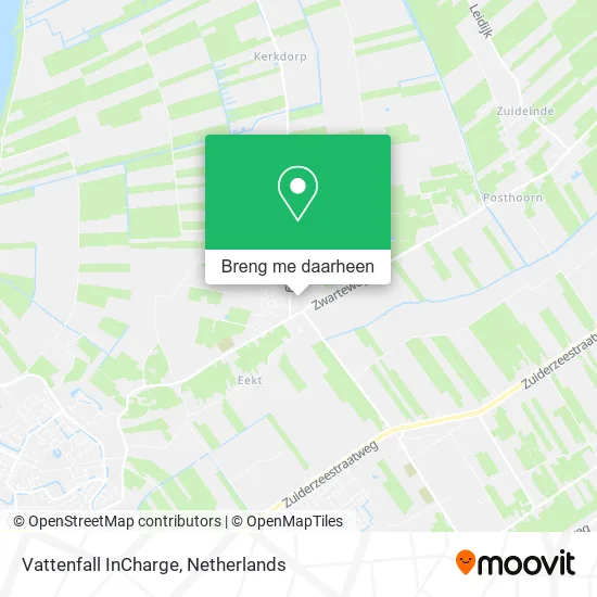 Vattenfall InCharge kaart